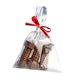 Śrubki z czekolady mlecznej